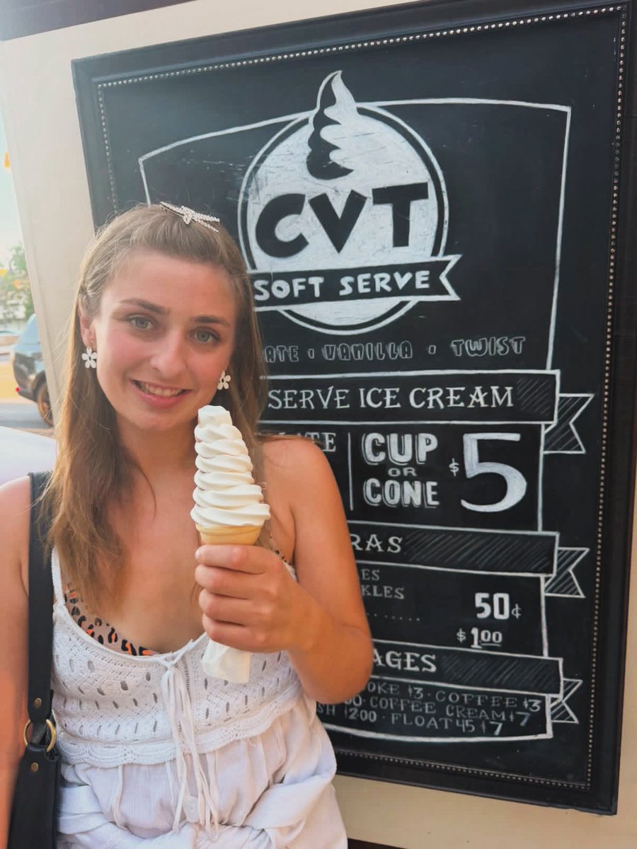 CVTSoftServe's tweet photo. My family and I have watched every episode of Love On The Spectrum...Abbey stopped by yesterday, and my tax credits have officially lost their minds 😂🤯 Thanks for the pic  ❤️🍦 https://t.co/nuz9R1ka3f
