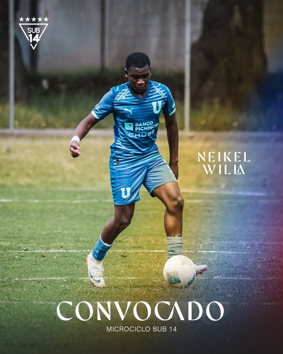 Formativas_LDU's tweet photo. Nuestros convocados para el microciclo de la Selección Sub-14. 🇪🇨⚽

¡Felicitaciones! A seguir representando con orgullo nuestra cantera alba. 🤩

#VamosLIGA #CastaDeCampeón #FormativasLDU https://t.co/l7egx4Uwr1