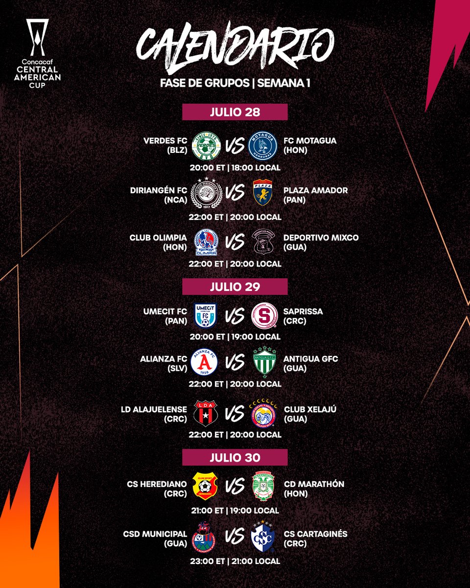 TheChampions's tweet photo. Esta semana inicia la Copa Centromericana 2026 🤩🏆 https://t.co/MHxdamkIE8
