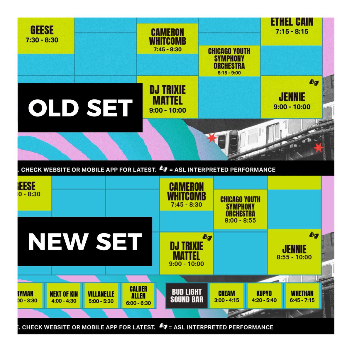 GENIUS9N's tweet photo. [INFO] Lollapalooza has added an additional 5 minutes on #JENNIE’s headline set. she will perform for 1 hour and 5 minutes at the Bud Light stage on saturday. 

(https://t.co/sUnAE3NE8B) https://t.co/3EZIooqqrt