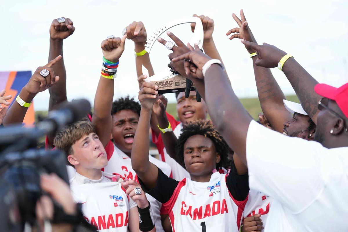 3DownNation's tweet photo. Canadian team wins 2026 NFL Flag Summer Championship

https://t.co/tjKQiGfcOV

#Flag #Football #Montreal #Canada #US https://t.co/wHDMN6Gmi9