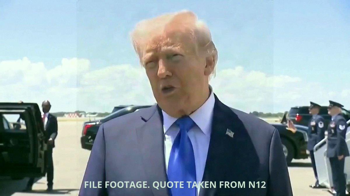kenneth198051's tweet photo. 🚨 BREAKING:

🇺🇸🇮🇷 Trump just told N12: "We're talking with Iran. If that doesn't work, we'll go back to military action."

He also said talks began because mediators asked for it.

Really hoping a deal comes through!! https://t.co/Q6W0h6XMV6