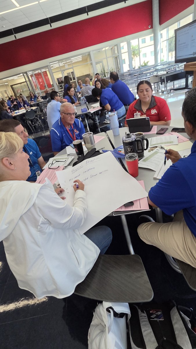 eromero_BAHS's tweet photo. Shoutout to our amazing @BelAirHigh teachers who crushed Student Learning Objective (SLO) training today! 🧠💡 They put their heads together and mapped out the 3 core foundational skills that will set our students up for major success this year. https://t.co/MSoYh8JxxX