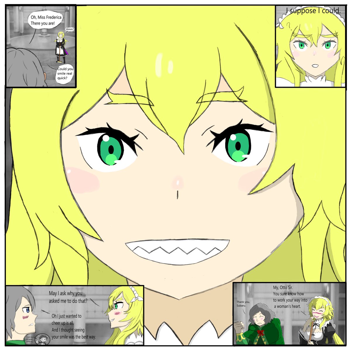 pocket_Snake07's tweet photo. Asking a little favor of Frederica (Colored) (1/2)
#rezero #art #fyp #fypシ゚viral #fypシ゚ https://t.co/GBHq4abvDj