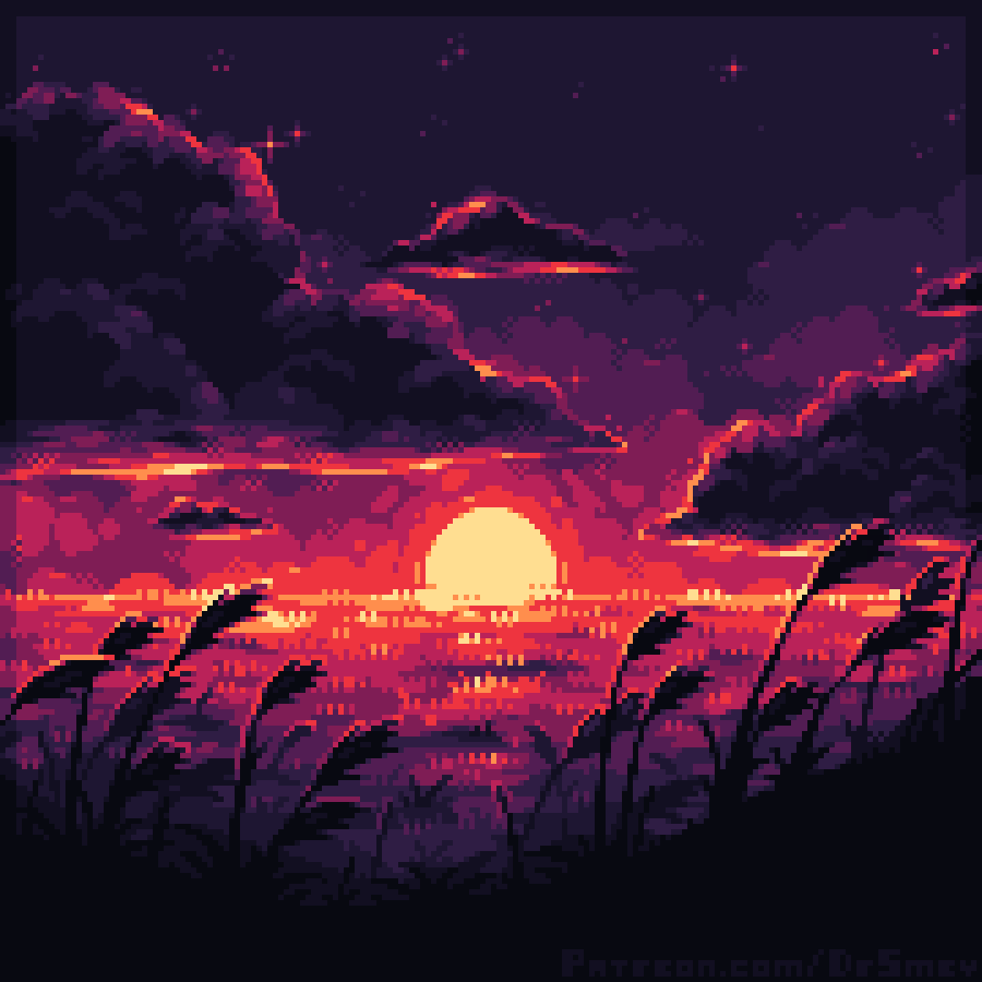 dr_smey's tweet photo. #aseprite #pixelartㅤㅤㅤㅤ
Sunset Field (2024) https://t.co/y3Mn4Vqmb9