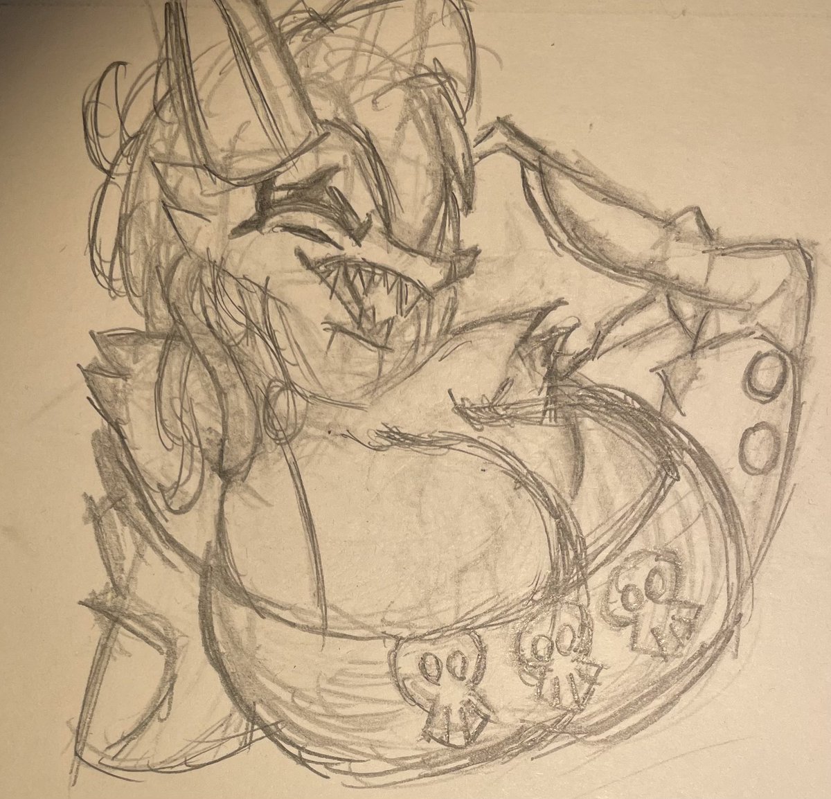 PosFunk's tweet photo. Haven’t seen anyone design a gothic Netskie yet so I wanted to test that idea out a little. This is a very rough concept sketch of her. https://t.co/ZnhUmTurav