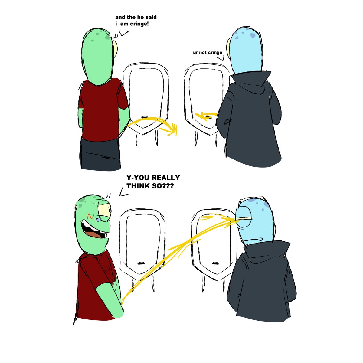 Maxyh_'s tweet photo. this comic but with these two #solaropposites https://t.co/0PQZMHC1EY