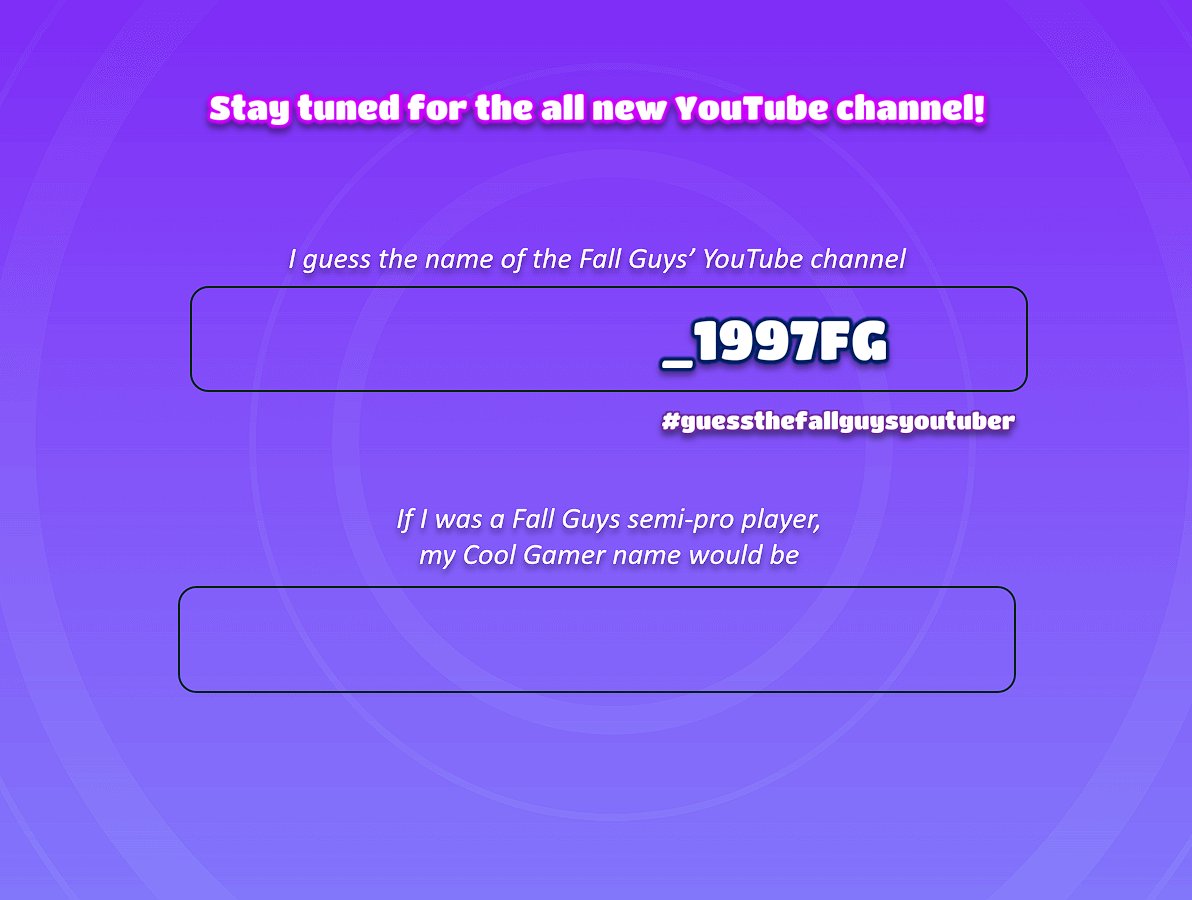 rahman_1997FG's tweet photo. The new @FallGuysGame is already here. Guess the name of the @YouTube channel. Do you know how he does it? 👀🔥

Less go quickly coz why not

#fallguys #fallguysyoutuber https://t.co/7cCJintgwE