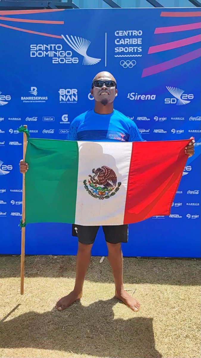 INDEGgob's tweet photo. ¡GUERRERO BUSCA EL ORO EN SANTO DOMINGO 2026! 🏄‍♂️🇲🇽🏅

Felicidades al surfista guerrerense Giovanni Bercian por avanzar en primer lugar en su Heat Semifinal de SUP Surf Varonil en los Juegos Centroamericanos y del Caribe 2026. 👏🏽🔥
Un logro celebrado por la https://t.co/K92uQtVlXW