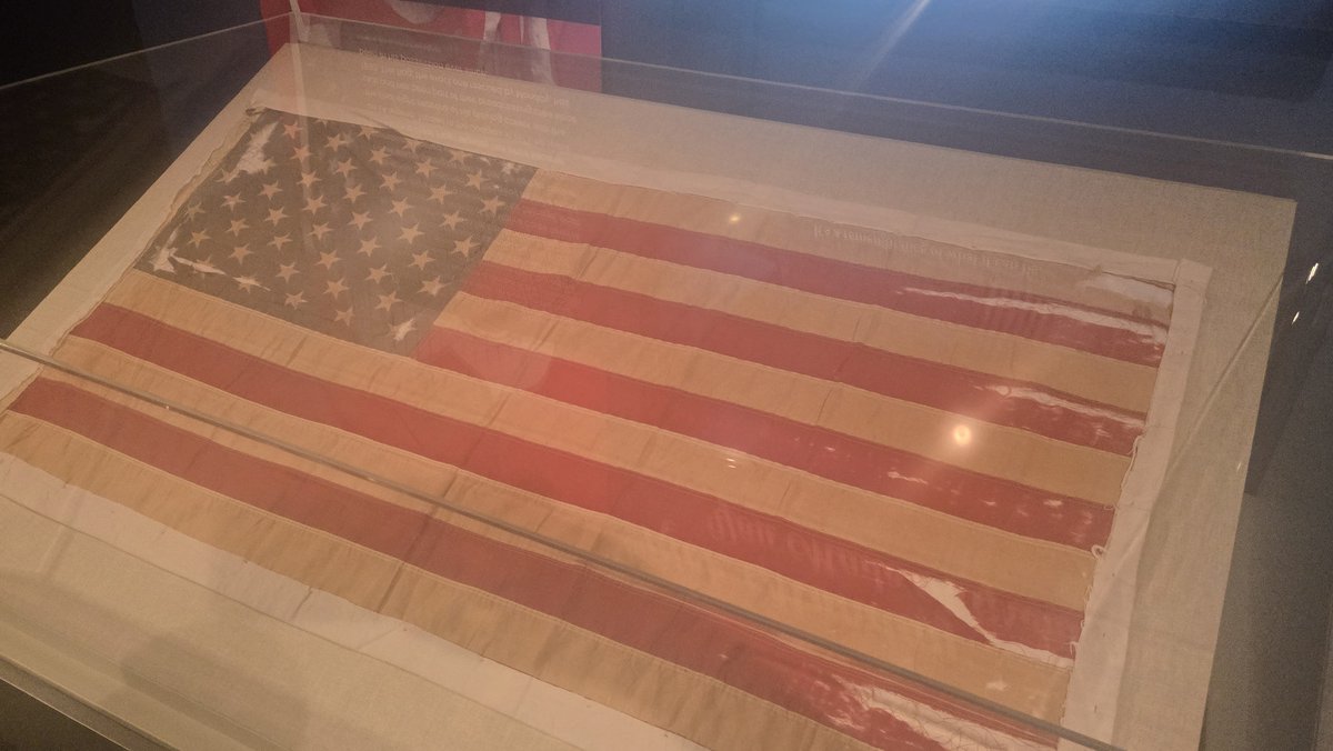longhorndave's tweet photo. Really cool exhibit this year was the 1976 "Rick Monday" flag on display with a short video explaining the scenario #HOFWKND ⚾🧵 https://t.co/oF3XcmMzJn