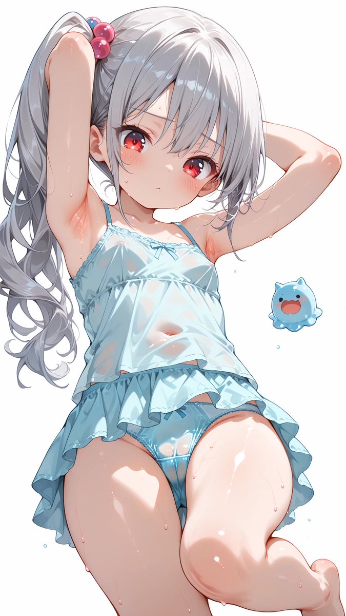 white_lilly_ai's tweet photo. 天気が安定しなくて蒸し暑いね💦
汗かいちゃうから水分ちゃんと取ろうね💕

#しらゆりちゃん
SFW illustration｜Safe for all audiences https://t.co/NOIMFmtAo5