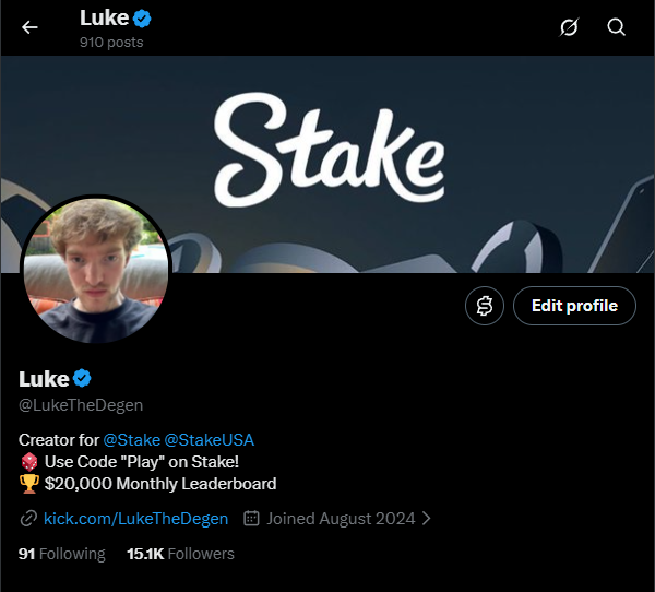 LukeTheDegen's tweet photo. We just hit 15,000 followers, so let’s celebrate with another giveaway 🎉

$100 Giveaway

✅Follow @LukeTheDegen 
✅Like &amp; Retweet
✅Tag 1 Friend

• Giveaway ends once we hit 20,000 Followers https://t.co/HoFXYPvWsa