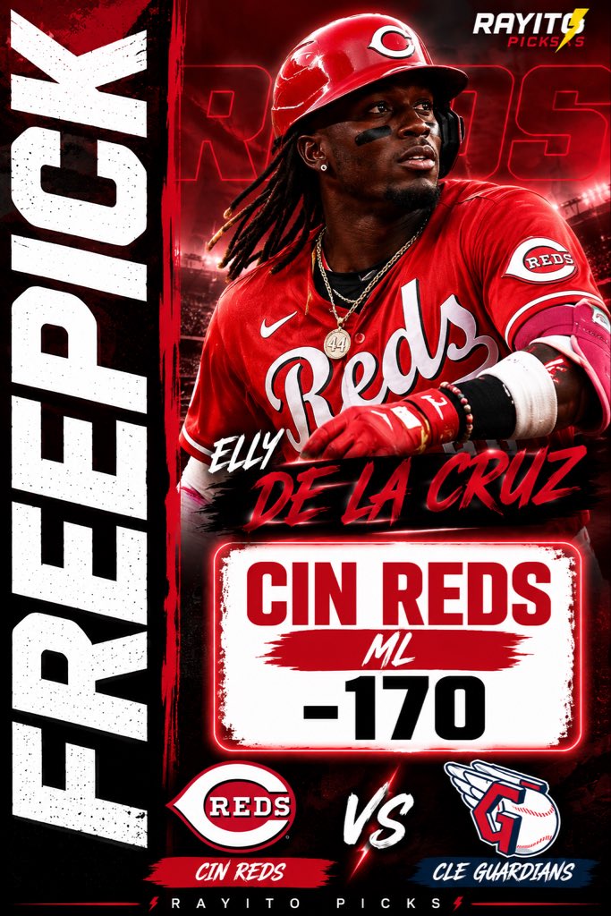 ApuestasRayito's tweet photo. 🔥 #FREEPICK MLB 🔥

⚾ CIN REDS ML 🇺🇸
💰 Momio: -170

Los Reds tienen una buena oportunidad de imponer condiciones esta noche. 👀

¿Lo llevas derecho o lo agregas a tu parlay? 🎯

#MLB #Reds #CincinnatiReds #Guardians #Beisbol #ApuestasDeportivas #RayitoPicks https://t.co/Ve6EcFASab