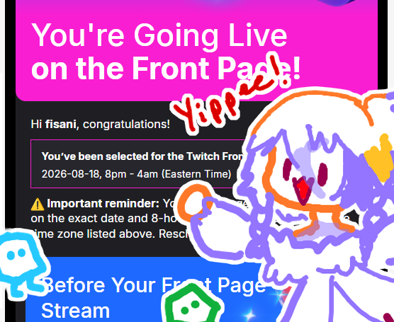 Fisani_VT's tweet photo. I'm going to be on front page for my bday OML
FULL PANIC WAAAH https://t.co/lQssvysVm9