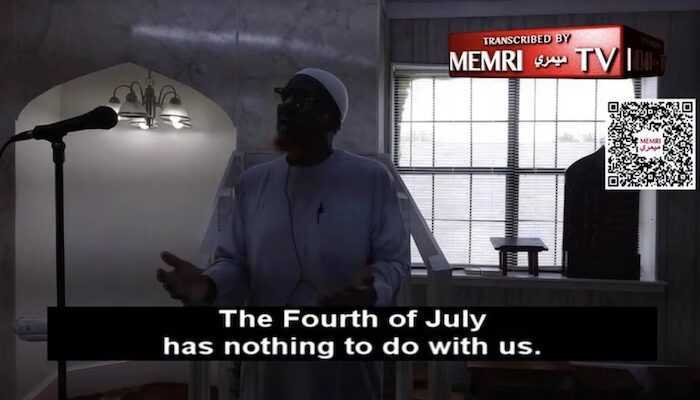 jihadwatchRS's tweet photo. Tennessee: Islamic scholar says ‘the Fourth of July has nothing to do with us…. Our allegiance is to Allah’

The inevitable question that arises in the wake of Hamaad El-Ameen’s statements is this: Why is he in the U.S. at all? If Muslims who agree with Hamaad El-Ameen have no allegiance to the United States, why do they stay here at all? The answer is clear: they want to transform the U.S. into an Islamic state, and are working energetically toward that goal, while non-Muslim authorities remain completely clueless or condemn any effort at resistance as “Islamophobic.”

Read more at the link in the next post.