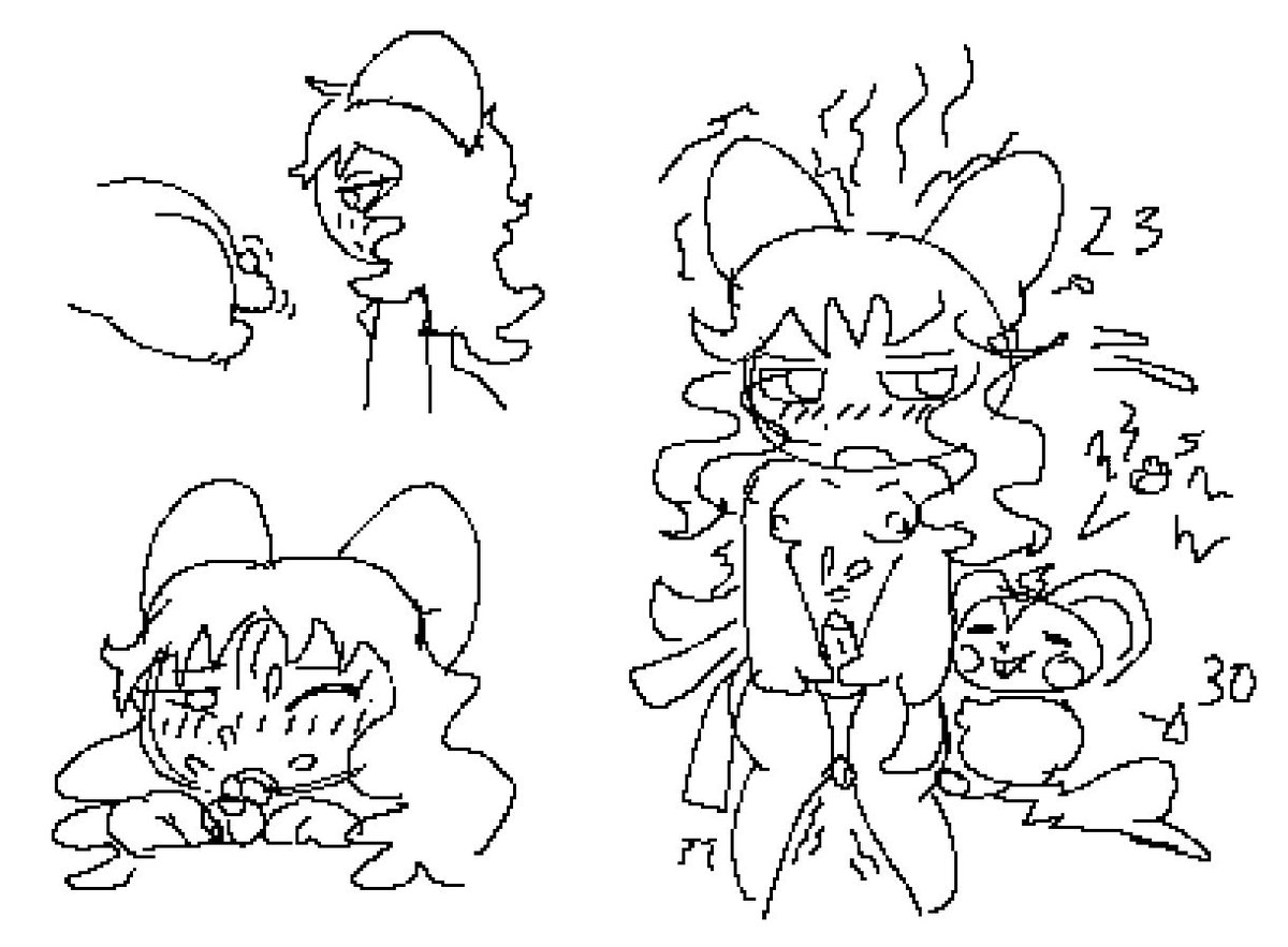 mothyzin's tweet photo. Tiny electricity ⚡ 

Did these for a drawpile, still like them a lot https://t.co/ynmdGWFVlj