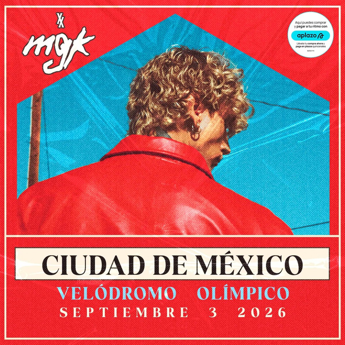 MGKMexico's tweet photo. 🚨 ¡Conoce el nuevo mapa para el concierto de MGK en CDMX, El show crece y ya puedes consultar la distribución de localidadeS
✨ Special Guest: Jessica Audiffred 📅 3 de sep📍Velódromo Olímpico. 🎟️ https://t.co/Fojaem6fgz y ahora puedes comprar tus boletos con Aplazo https://t.co/6ibK4AW6MY
