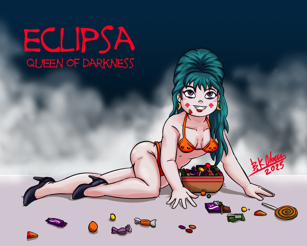 BKChaNSFW's tweet photo. un redibujo de un viejo fanart, con sus versiones alternativas que hice

#svtfoe #eclipsa #halloween #fanart https://t.co/W5WZRIZfKQ