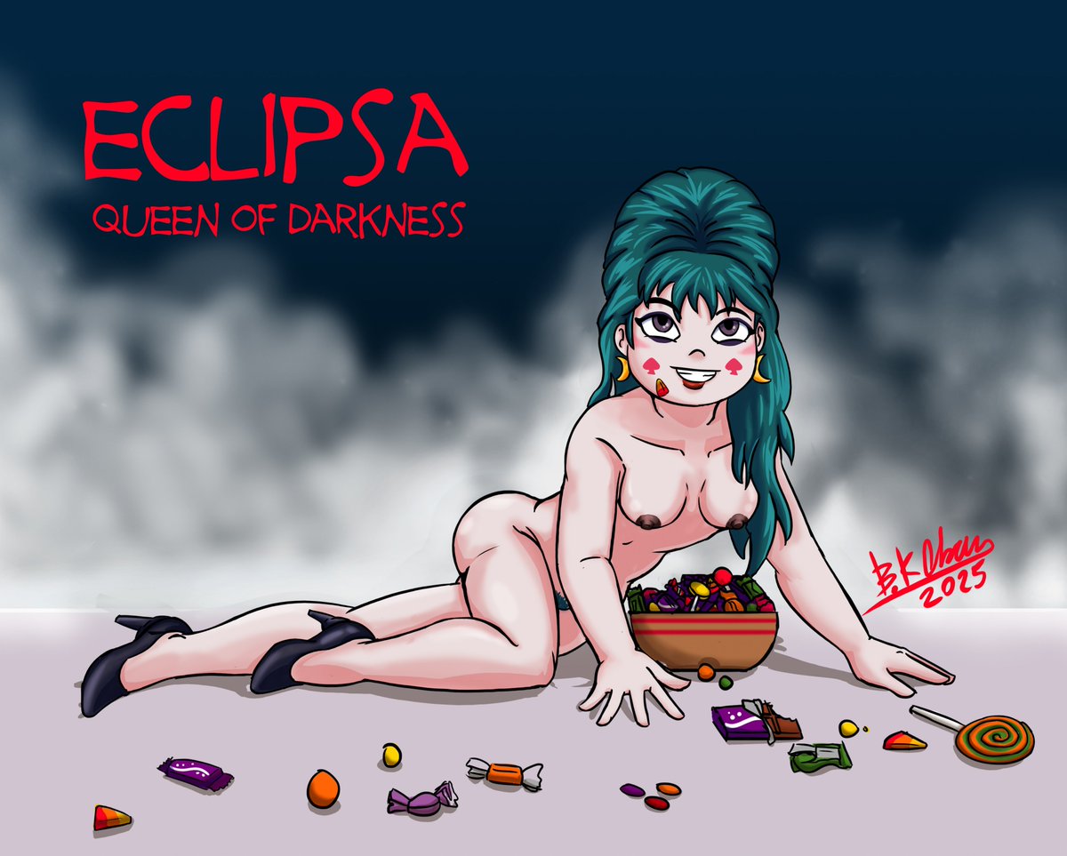 BKChaNSFW's tweet photo. un redibujo de un viejo fanart, con sus versiones alternativas que hice

#svtfoe #eclipsa #halloween #fanart https://t.co/W5WZRIZfKQ