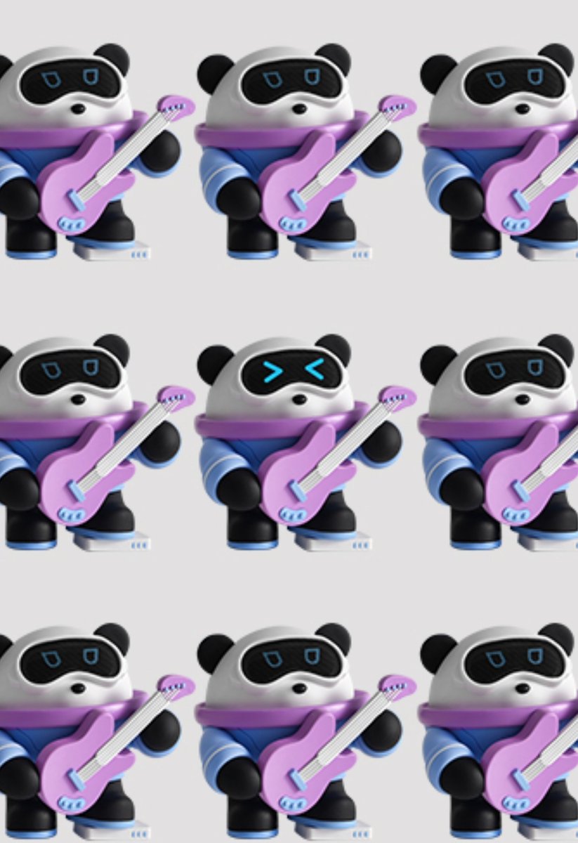 GusionGus1's tweet photo. @SOUNDPEATS Hello SOUNDPEATS! 
I found which two pandas have been sneaky.
First one is: Row 5,Column 6 [white ears, unlike others]
Second one is: Row 4, Column 3 [closed >< bright neon eyes, unlike others] https://t.co/vAEcUrjA65