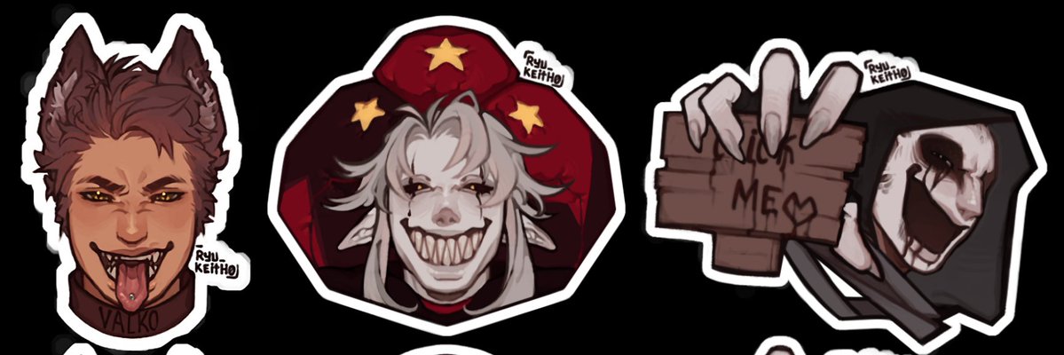 Ryu_Keith0's tweet photo. Finished these stickers for personal use and now they're all pretty and shiny ✨
#pierrotTFC #Pierrot #theknocker #theknockerMinecraft #valko https://t.co/6DB4IyJZpG