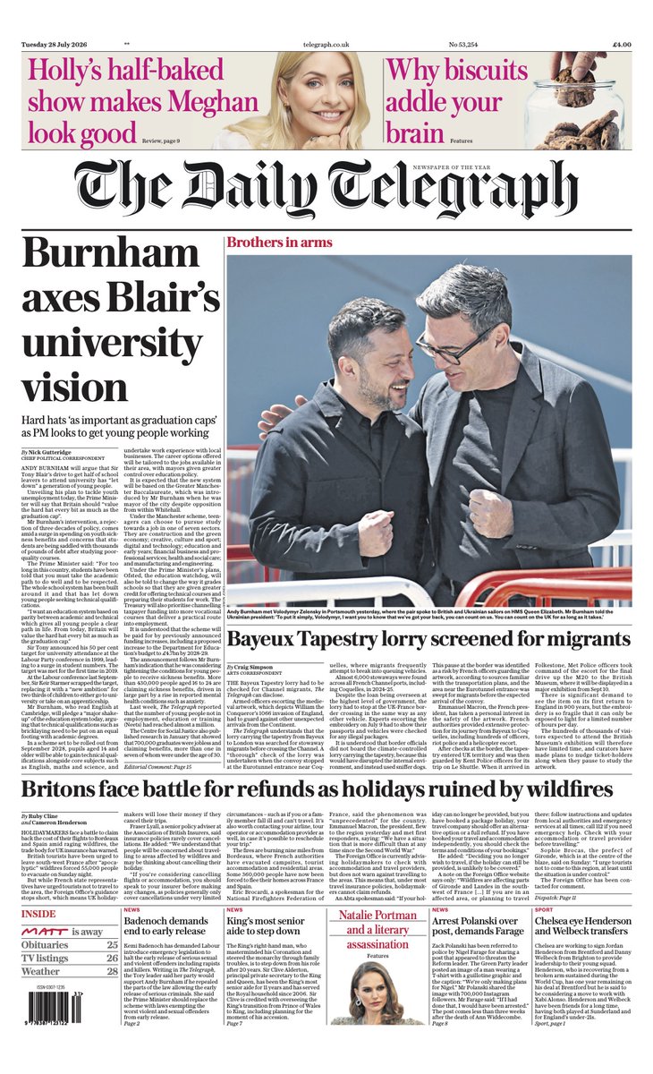 The Telegraph tweet media