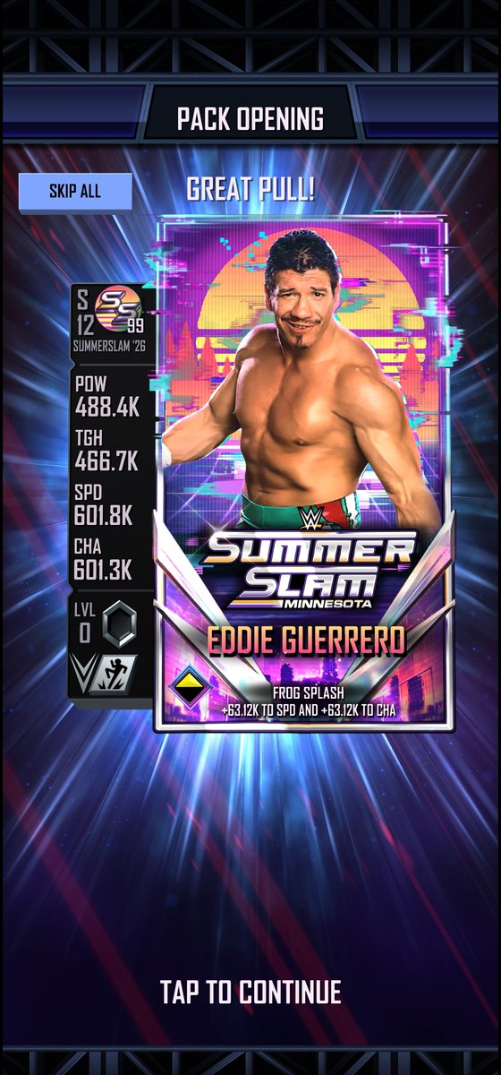Chromalis79's tweet photo. @WWESCNews My first of the new tier 😁 https://t.co/DOYyNNY49I
