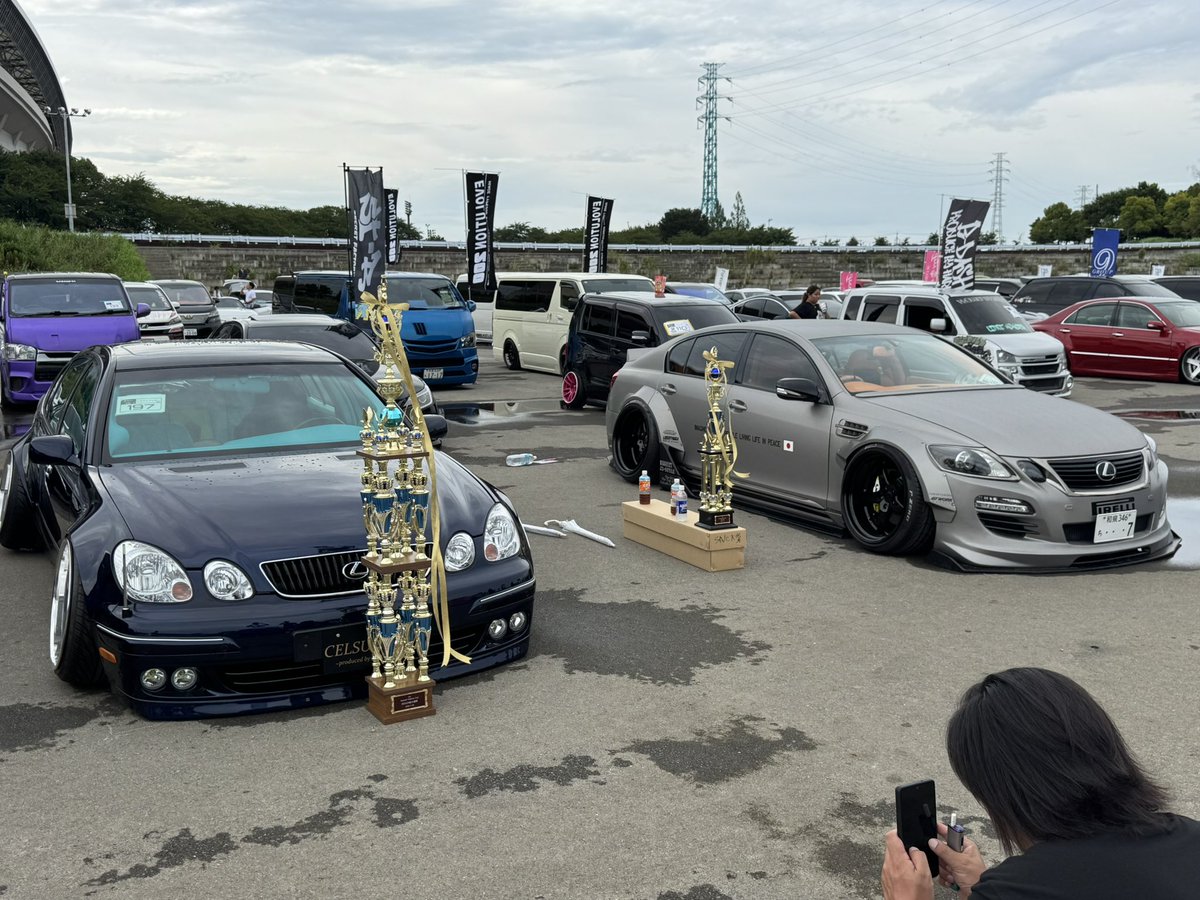 shingoman_GS350's tweet photo. 日曜日は埼玉はSNCに遊びに行って来ました🤩
17年イベントの世界におるけど、何気に初関東のイベントやった🫣
結果はSNC大賞☺️

うーん満足してない🥳
でもかっこいいおもて入れてくれた人には
ありがとう🙆‍♀️

ラッピング貼って12年
内装張り替えて13年
ここまで綺麗に保ててる自分を称賛☺️
皆おつー❗️ https://t.co/7klQxhg8I2