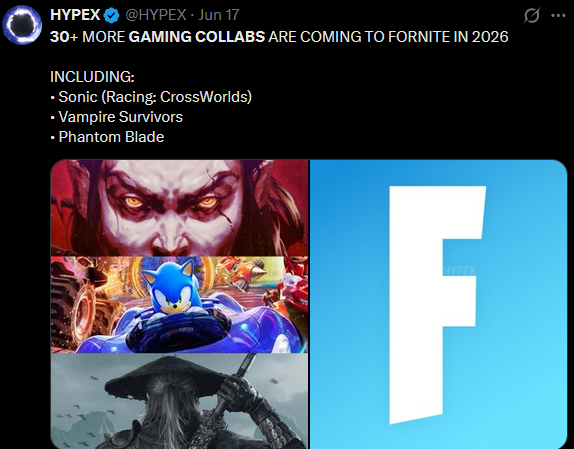 JawsClawsPaws's tweet photo. The Gaming Season could have 30 gaming collabs which is insane https://t.co/6uxNwJ5wuL