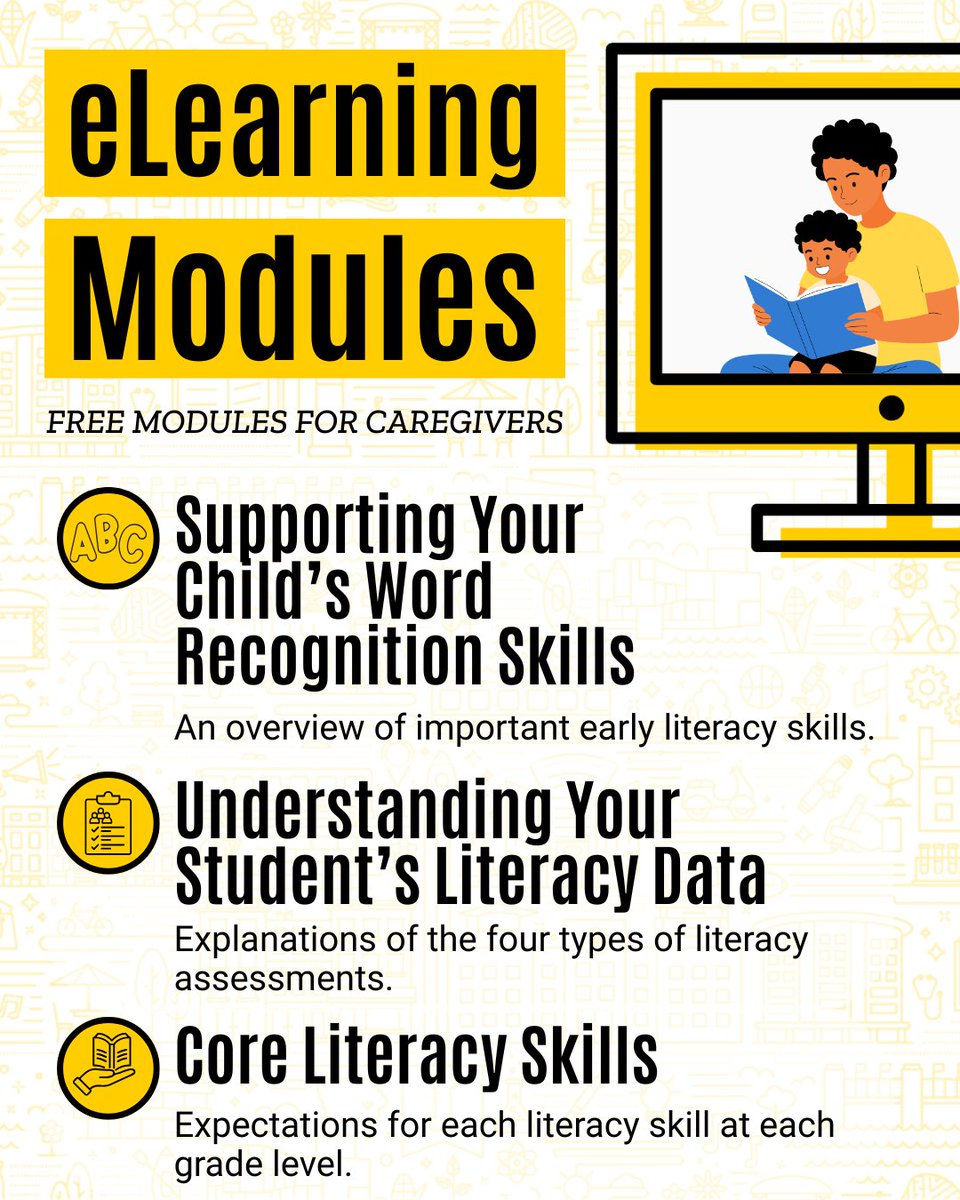 IAReading's tweet photo. Parents and caregivers who want to best support their child’s literacy development often have questions about what that support should look like. For trusted answers from literacy experts, caregivers can find free, self-paced eLearning modules on the IRRC’s Caregivers Resource Hub: https://t.co/MRvKJSoufF