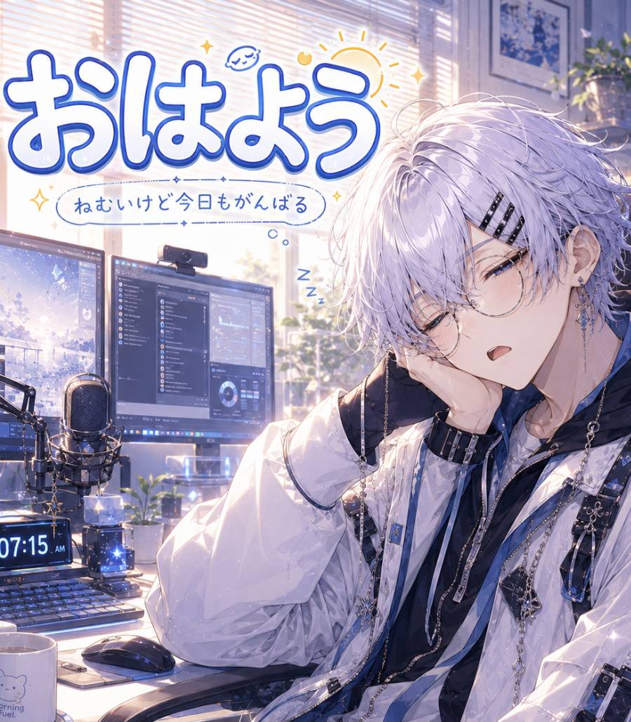 SoukenTurugi's tweet photo. おはよう☀️

眠いけど
今日もアークやるぞ！
恐竜のサバイバルだ！

たくさん恐竜捕まえたら怒られるから
ばれないように
捕まえておこ

サバイバルかい…し……💤

#ARK 
#VTube https://t.co/Oye4I3ILgL