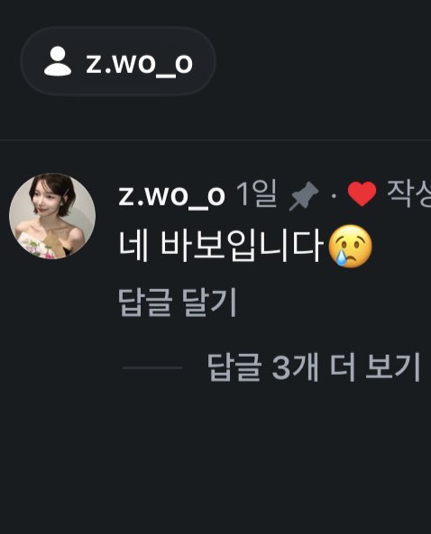 museunjiwoo's tweet photo. 네 바보입니다😢
(우리 밖에 모르는 바.보🥰) https://t.co/I32MeMlokf