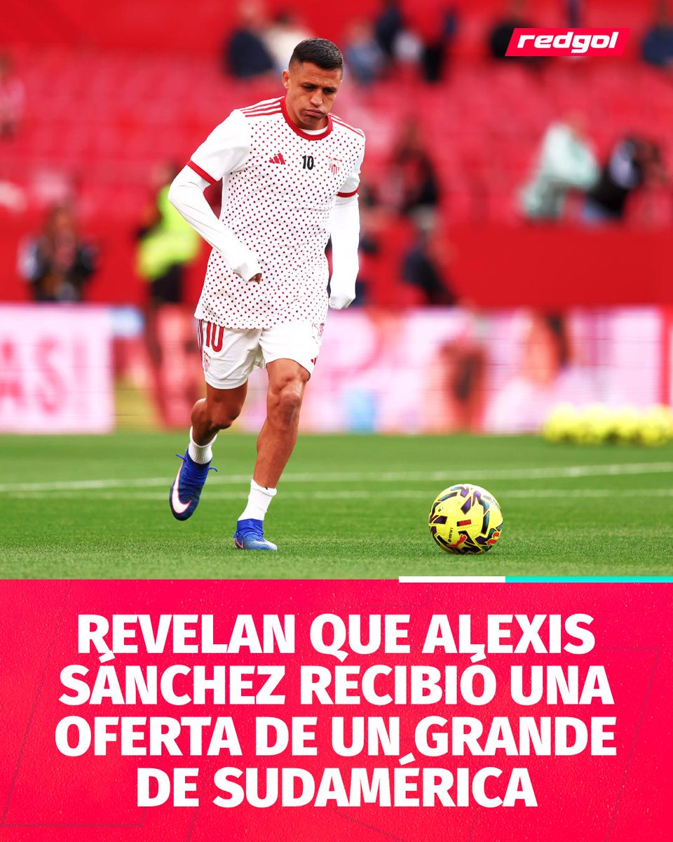 redgol's tweet photo. 👀Hace unos días, Alexis Sánchez dejó en claro que no quiere volver a Chile aún, pero se reveló que la oferta que le llegó viene desde Brasil.

TODO ACÁ 👉https://t.co/LSslUP8nAY https://t.co/4TdkasbEr2