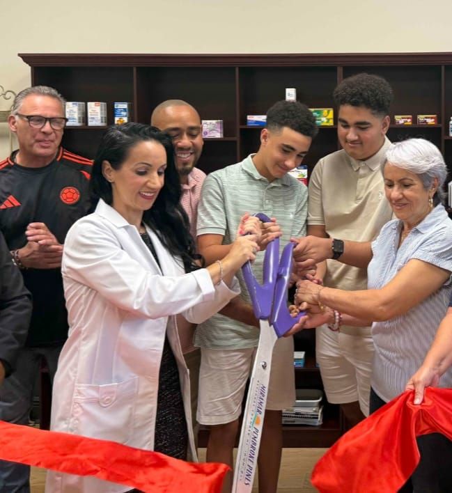 Barbarasharief's tweet photo. Celebrating new beginnings! 🎉✂️ Welcome JJ Apothecary to District 35! Thrilled to celebrate this family-owned pharmacy ribbon-cutting. #SenatorBarbaraSharief #SupportLocalBusiness https://t.co/fxZMbedK5W