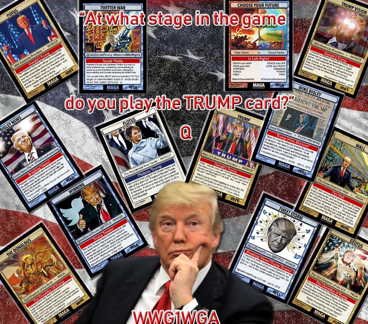 SavoJr17's tweet photo. @deluxe_pepe NCSWIC
#TrumpCard
🙏🇺🇸❤️ https://t.co/izI0aDKbOJ