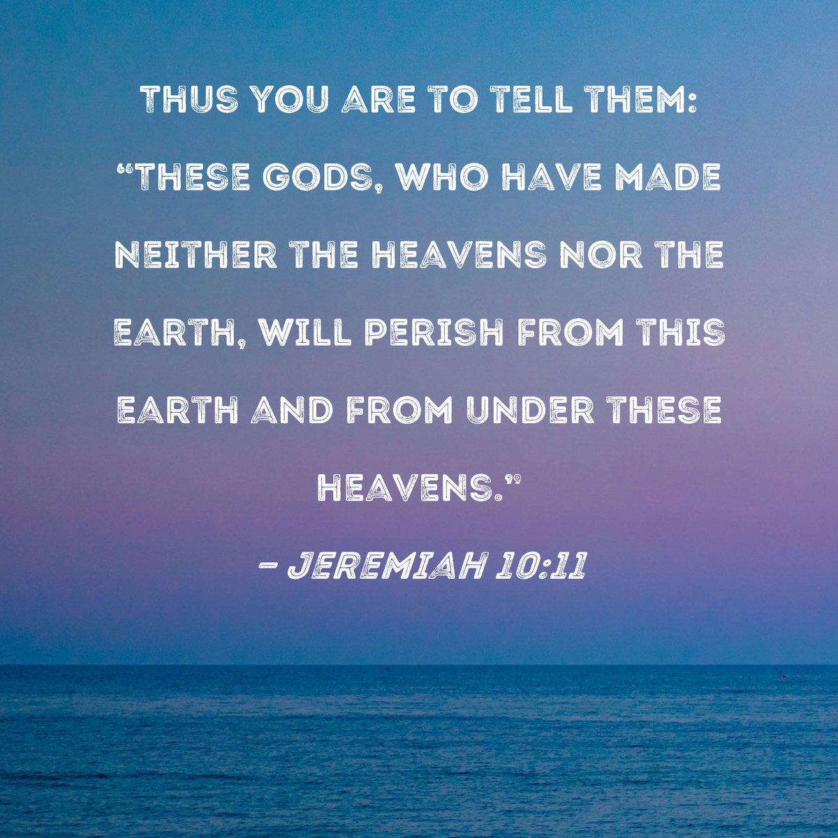 PhillipConrad13's tweet photo. @TheHistoryGuy07 Jeremiah says that there are other GODS in existence not just one!
And there are various other gods mentioned in your ‘monotheistic’ bible‼️👍 https://t.co/y4JdgcOmeZ