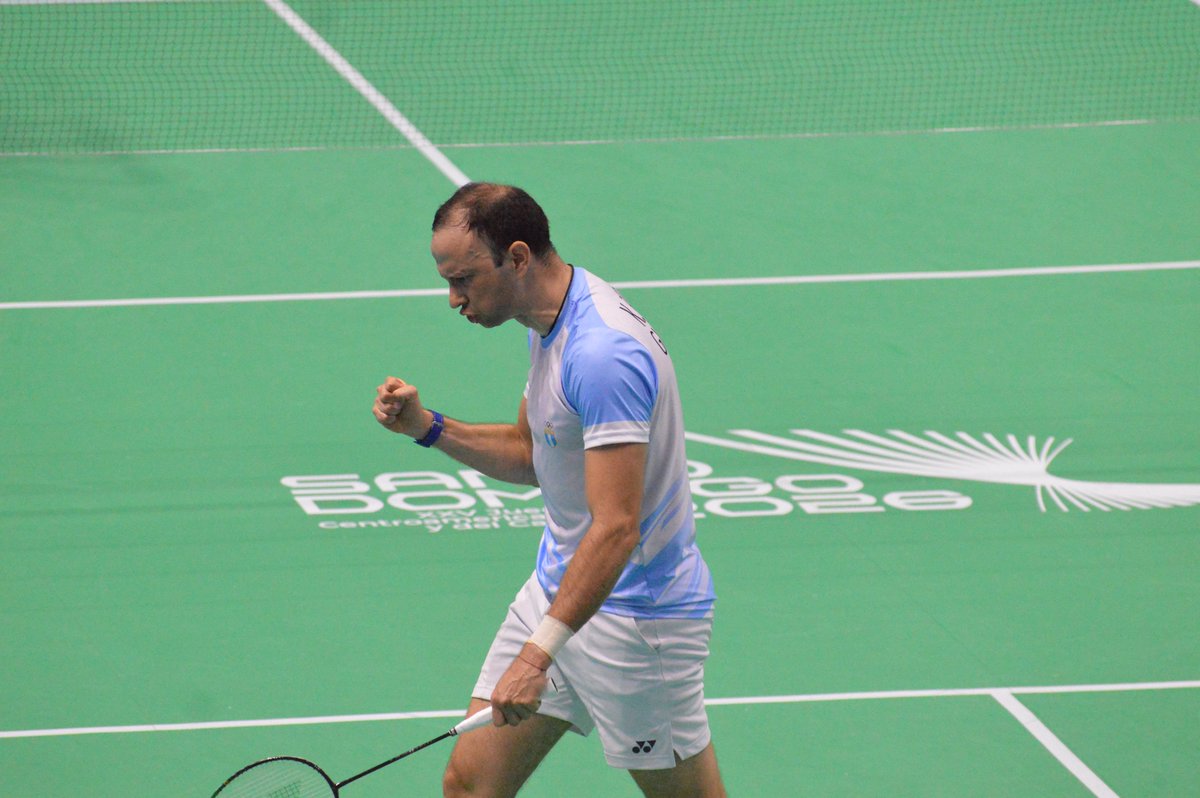 ACDGuate's tweet photo. ¡Va por el oro! 🥇🇬🇹🙌🏻

Kevin Cordón avanza a la final individual masculino de Bádminton. Venció 2-1 al mexicano Job Castillo.

#SantoDomingo2026 

📸 Bernie Morales / Delegado ACD https://t.co/7M8cBaWWBW