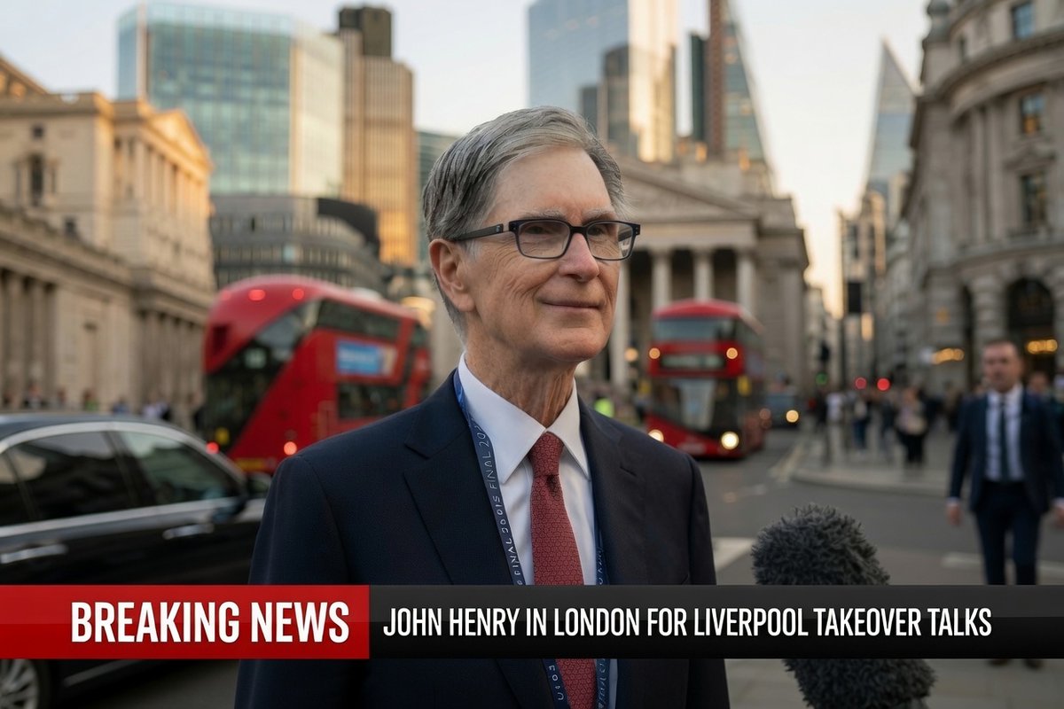 indykaila's tweet photo. Exclusive 💣

Liverpool owner John Henry in London to discuss Liverpool takeover/investment offer. https://t.co/SOsZU9EMhy