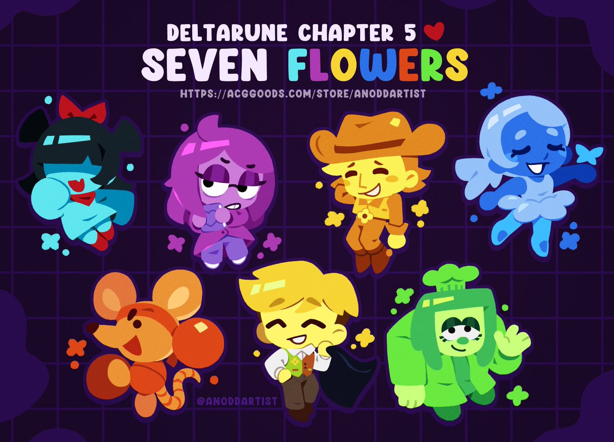 AnOddArtist's tweet photo. 🎨Chapter 5 keychains available now!!🌻

#deltarune #deltarunechapter5ㅤ 
shop link in bio or down below⬇️ https://t.co/Ru0p0IKmSE