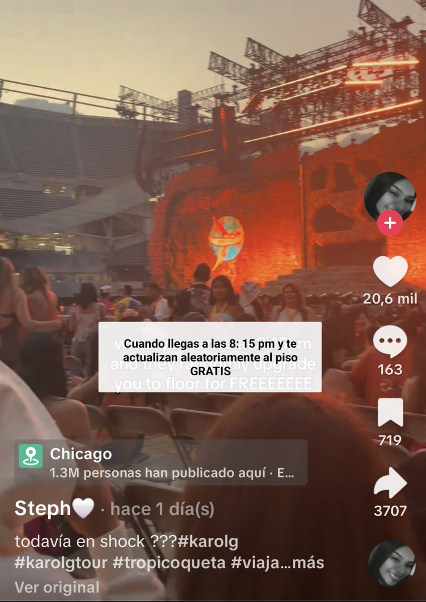 _Licantropa's tweet photo. Karol G, la primera latina que apenas iniciando su tour ya tiene que acomodar a las personas para seguir presumiendo falsos sol outs 😏. https://t.co/VnWB8IrSyW