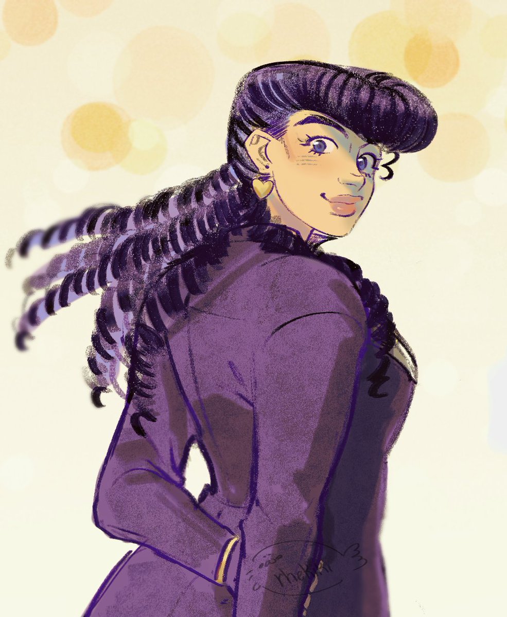 rhekiki's tweet photo. little josuke doodle 🫶 I realised I can still post current art while actively uploading older completed ones yayy #jjba https://t.co/tJiS2aiJYC