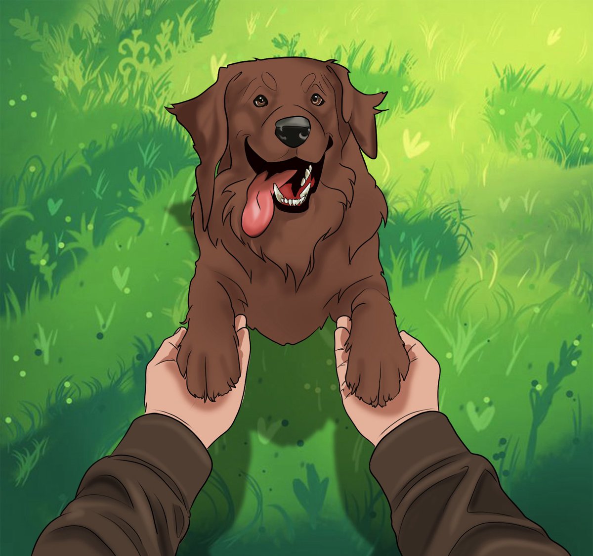Sarahhish's tweet photo. Thank you so much for this amazing piece of my dog boomer i love them so much can you for this amazing c0mm

Art credit @unicorn_ruma https://t.co/XdguvQBik9