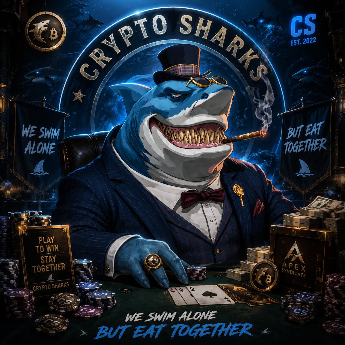 fardhanlw's tweet photo. A tournament with a $500 USDC prize pool starts tomorrow at @CryptoSharksID don't miss out, everyone is welcome to join

Join the @cryptosharksid Discord to find out more details

This is your chance to win the match, on August 4th the tournament will switch to being holders only https://t.co/F95Fr8UnPv