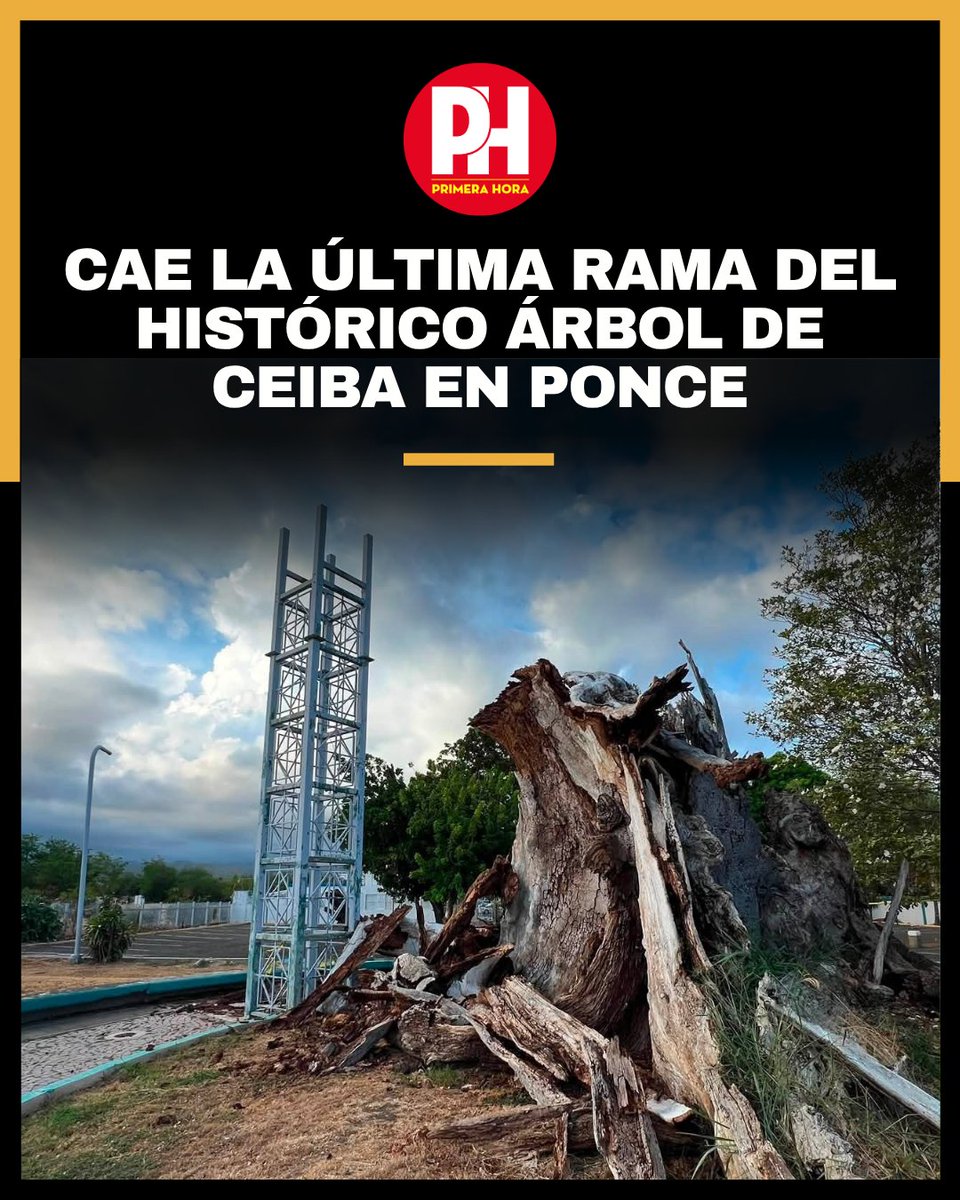 primerahora's tweet photo. "Despedimos un símbolo que ha sido testigo de nuestra historia, de nuestras tradiciones y de los recuerdos de incontables generaciones de ponceños". https://t.co/9KdmSNzKOD https://t.co/JSuGcyV1Mx