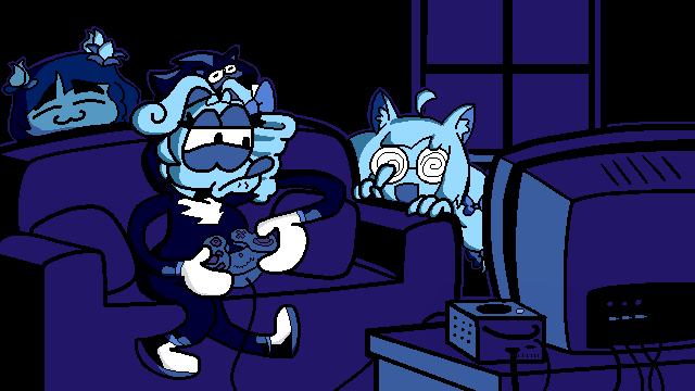 SrPanic0's tweet photo. A bit of a spoiler. But I liked how this ending screen from the Victoria Roman Frickbear's mod I'm making came out. Mod out whenever is ready.
#DensetsuPNG #Fantography #InkyVicky #FeebeeFanart https://t.co/Ca5gi0Egu8