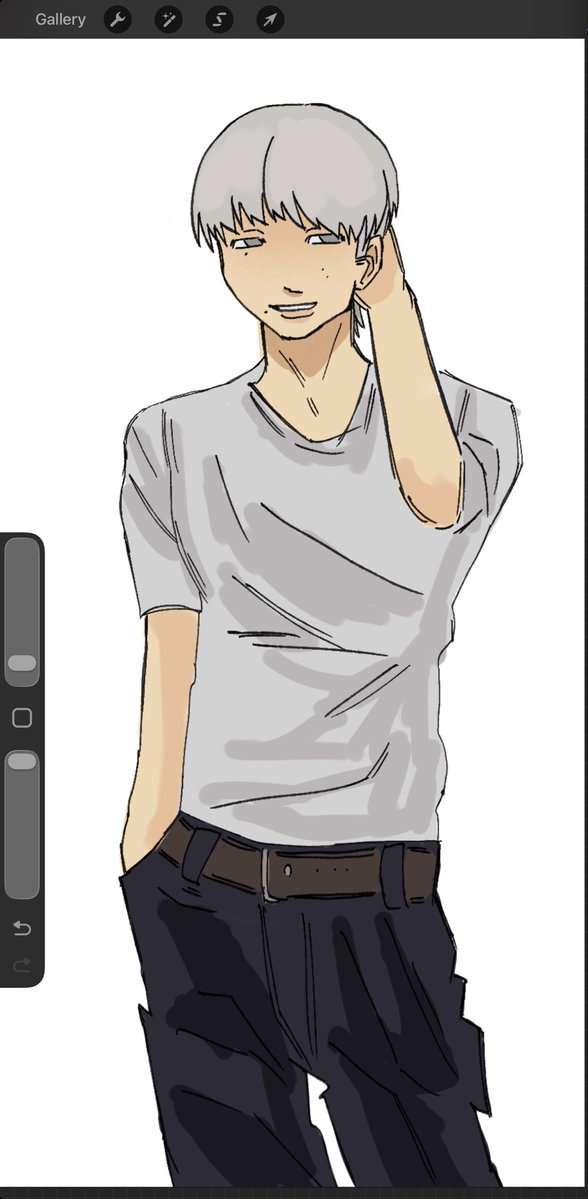 miuulia's tweet photo. sneak peak to my next piece 😭😓 i love yu narukami https://t.co/TBocjqnwvW
