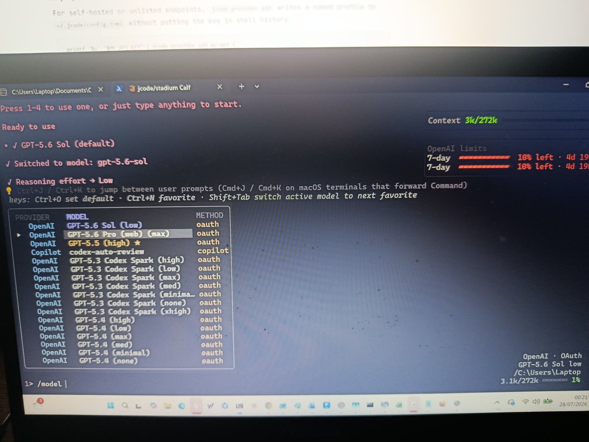 Jacob_2466's tweet photo. Seeing everyone complain about Codex usage limits JCode can use ChatGPT through your Firefox browser, giving you another way to keep coding with the ChatGPT web allowance included in your subscription. 
https://t.co/eXjaaUquaO
https://t.co/ApQqfOkcJH

#codex #openai https://t.co/HZCzhqDmYU