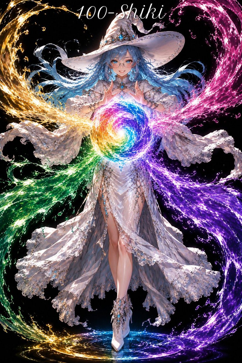 AIart_100Shiki's tweet photo. #æ°Žå±æ§ã§ç«ææ¥ãèšäŒ
ããããããä»é±ãåå ãããŠããã ããŸãã
ãã¡ã®çœé女ããã«ããã«ã©ãã«æ°Žå±æ§éæ³ãä»åã4è²ãã蟌ã¿ãŸããð
çœé女ãããæ°ŽãéãŸã£ãŠæžŠã«ãªãããã«ããæžŠããæ°ŽãåºãŠãããã«ãèŠããïŒ
çŸåŒïŒãã£ãšè¡šçŸãå匷ããªããïŒã
#whitewitch https://t.co/ZeSzW7Tl1p
