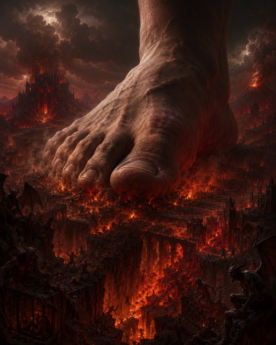 StarDarwesh's tweet photo. @KAlflwj9 Remember that you believe your God puts his foot on hell because the hell is very hungry like you. https://t.co/QgvE7zB4Lz