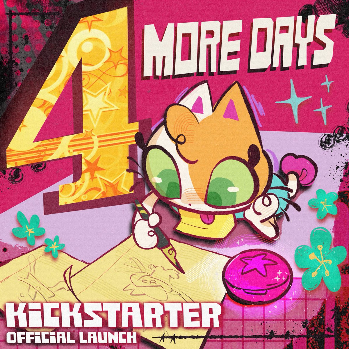 nextfridayfilm's tweet photo. 4 DAYS until our official kickstarter for ‘next friday: magical meow meow’ episode 2 launches!!! check the link in our bio to follow our kickstarter + caard to see info :•3 🎀🐈‍⬛🐈

art by:
selina (@/sith_doart on ig)
jen (@burkencrocs)

#indieanimation #kickstarter https://t.co/64GE4Sm47f